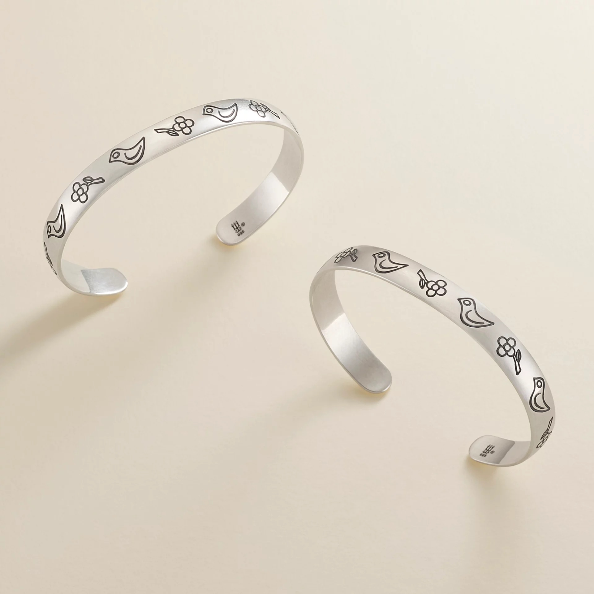 Child's Birds and Flowers Bracelet - Image 2