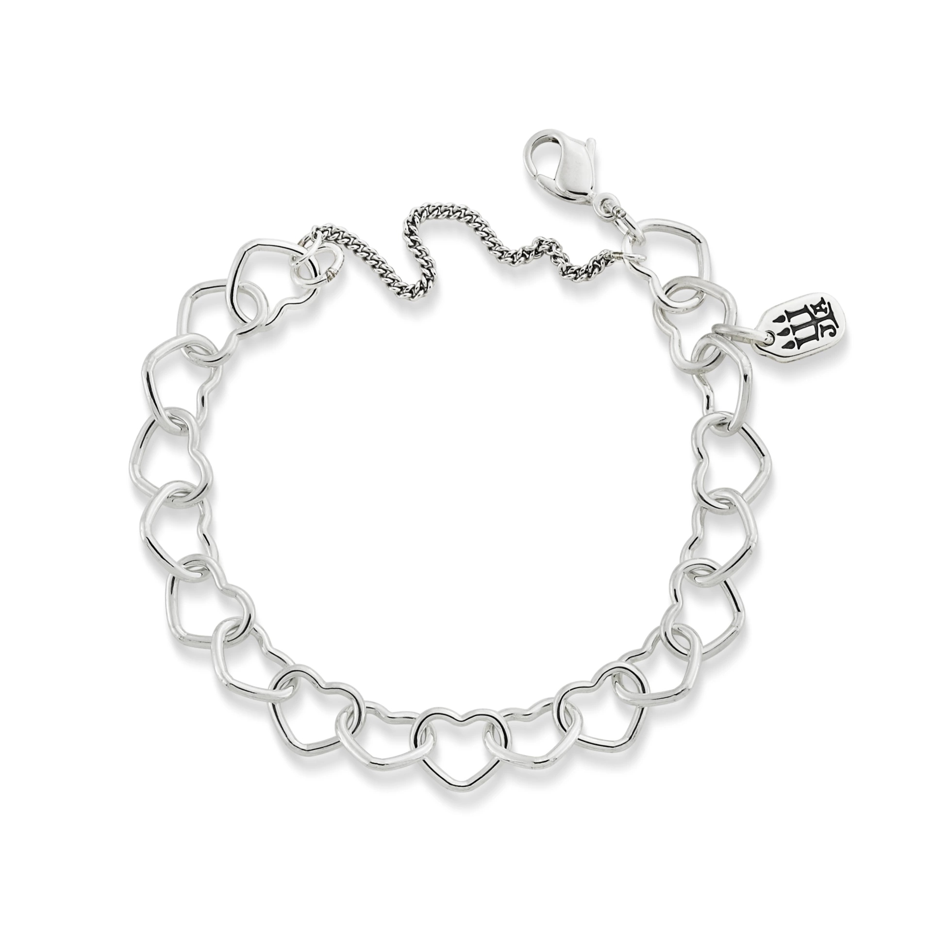 Connected Hearts Charm Bracelet