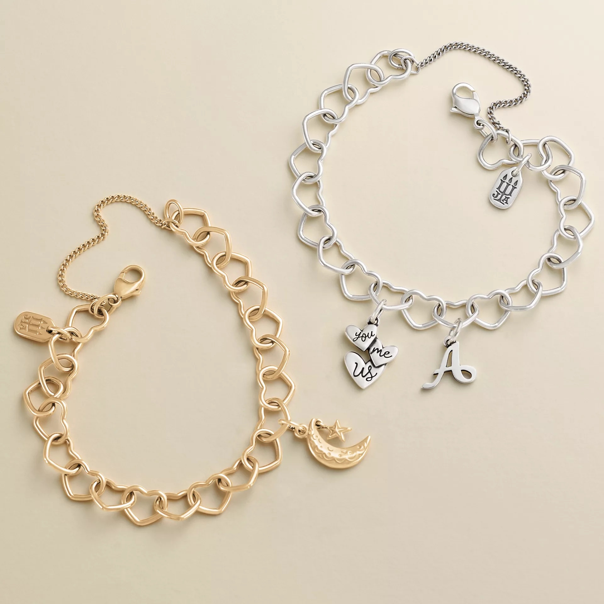 Connected Hearts Charm Bracelet - Image 3