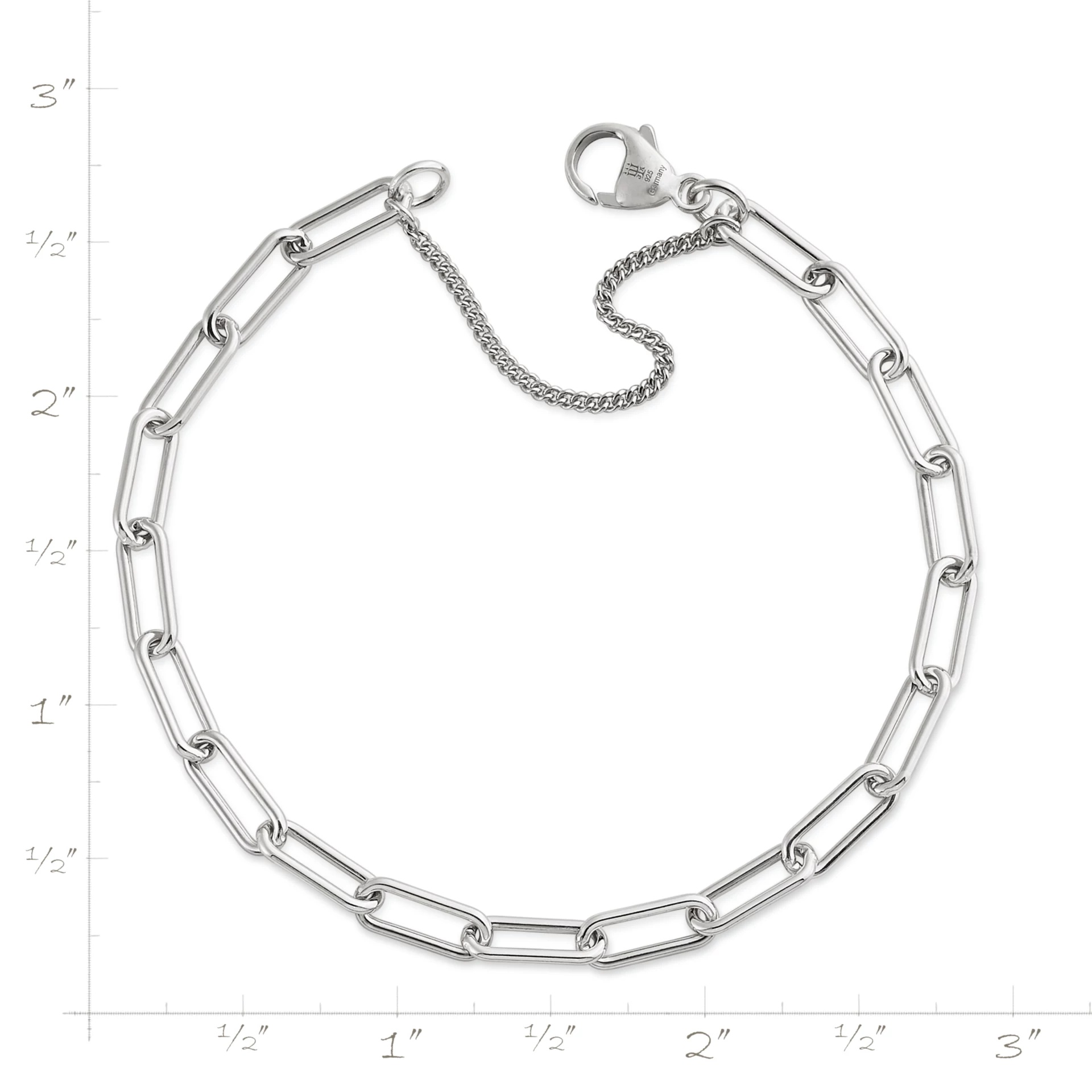Elongated Link Charm Bracelet - Image 4