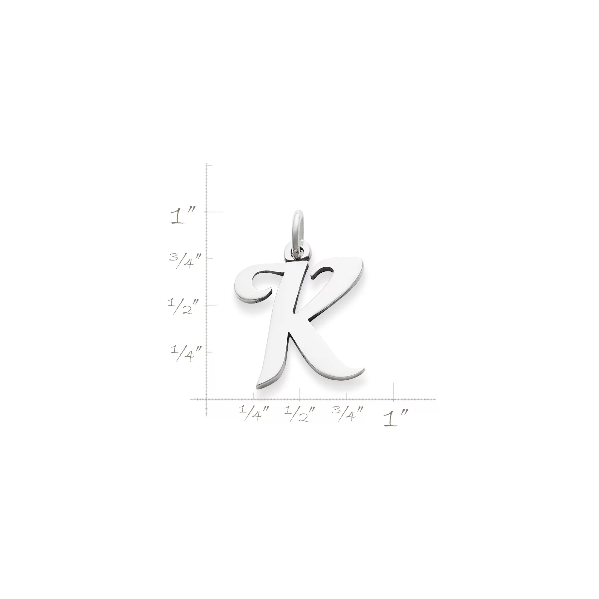 Large Script Initial Charm - Image 3