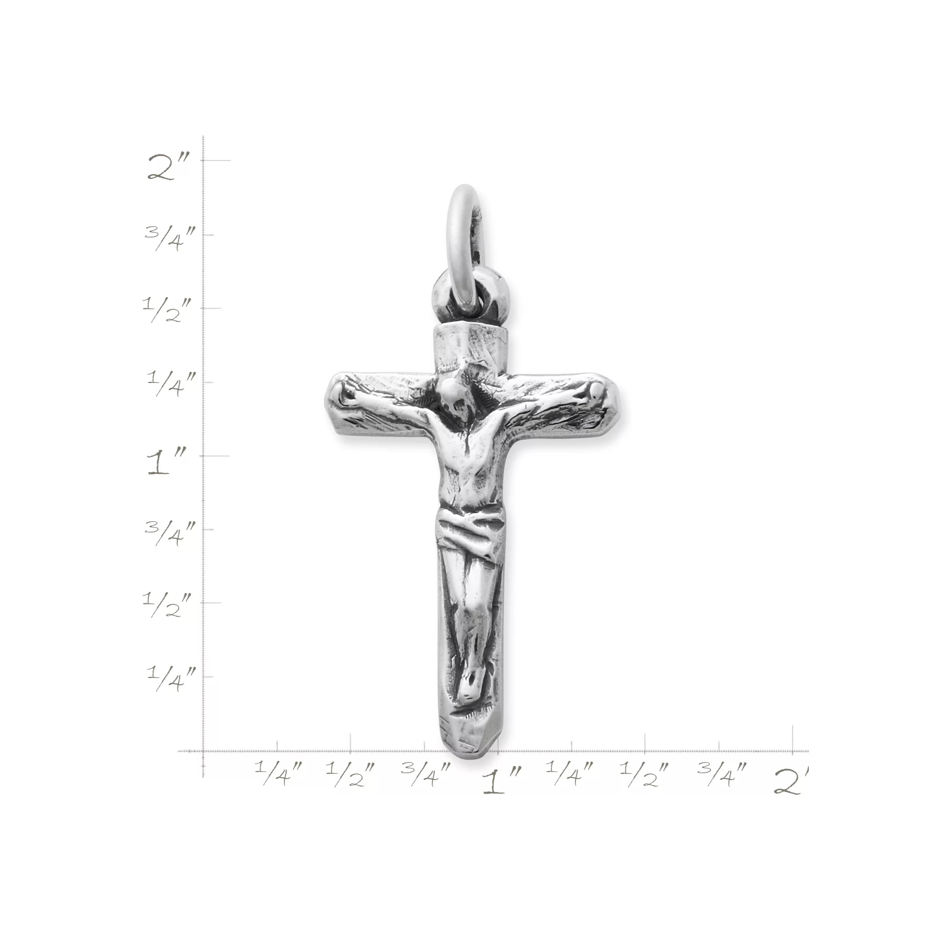 Chiseled Crucifix Pendant - Image 3