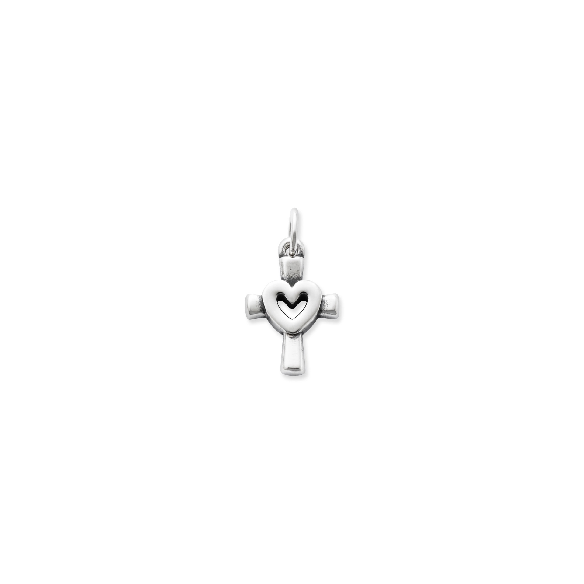 Centered in Love Cross Charm