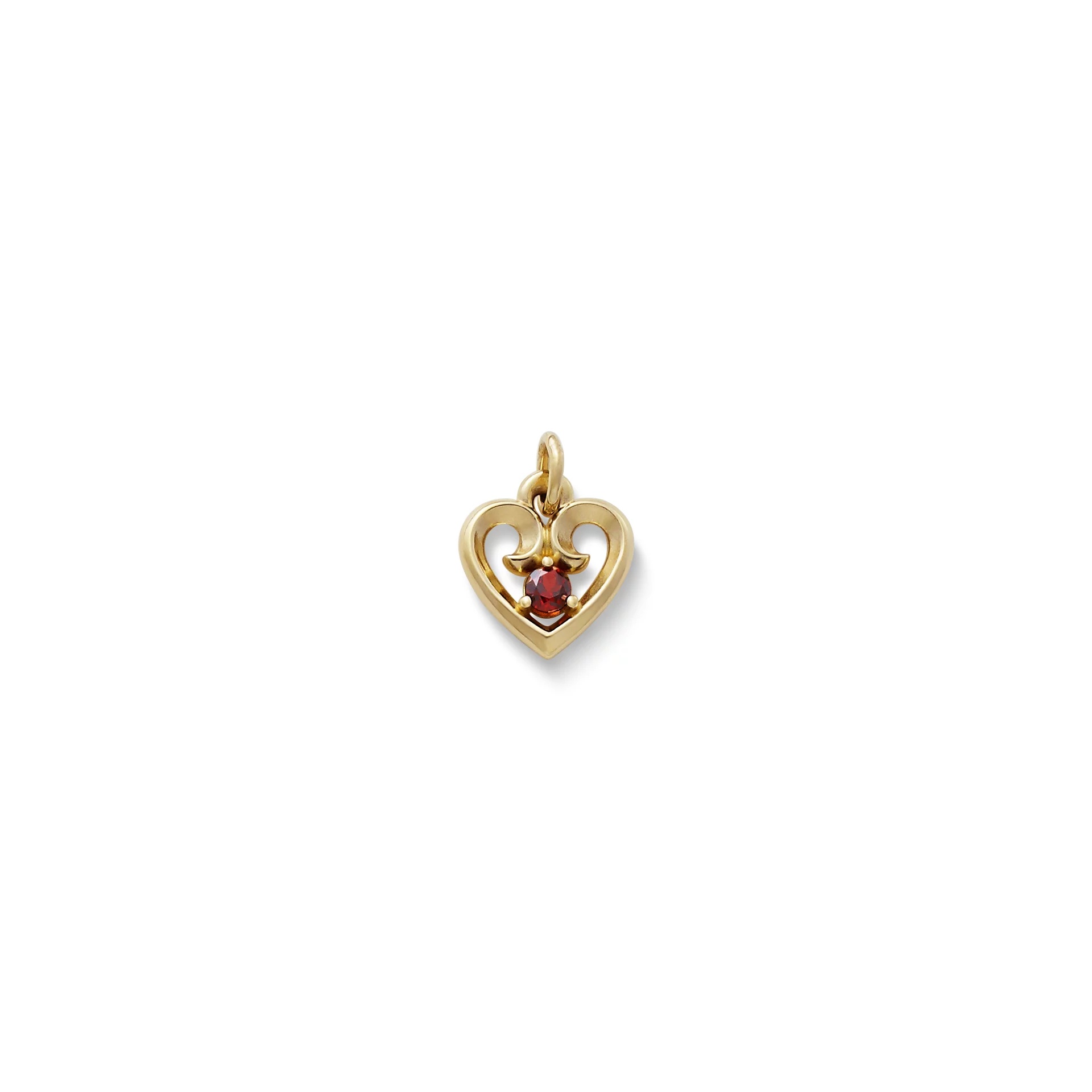 Avery Remembrance Heart Birthstone Charm