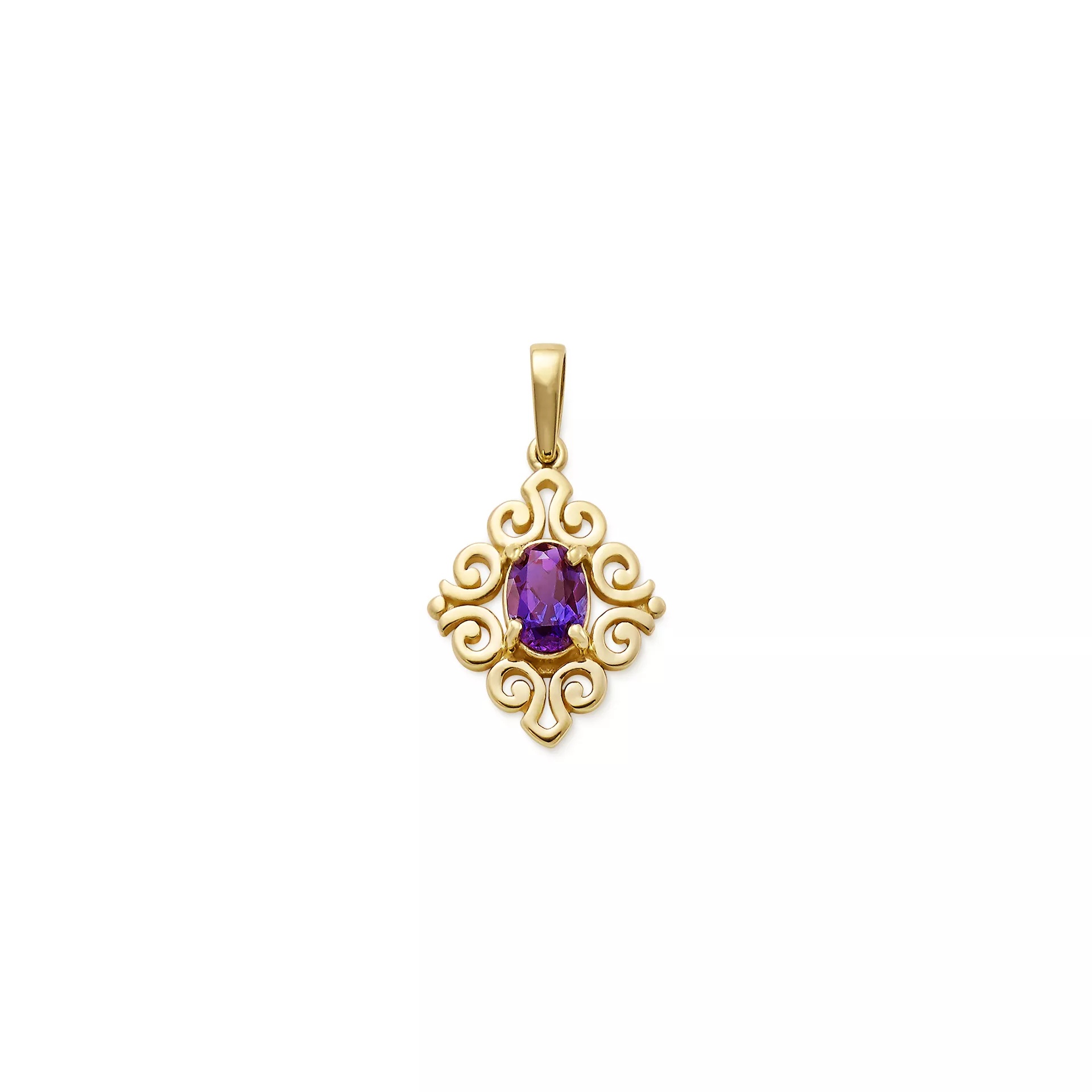 Spanish Lace Birthstone Pendant