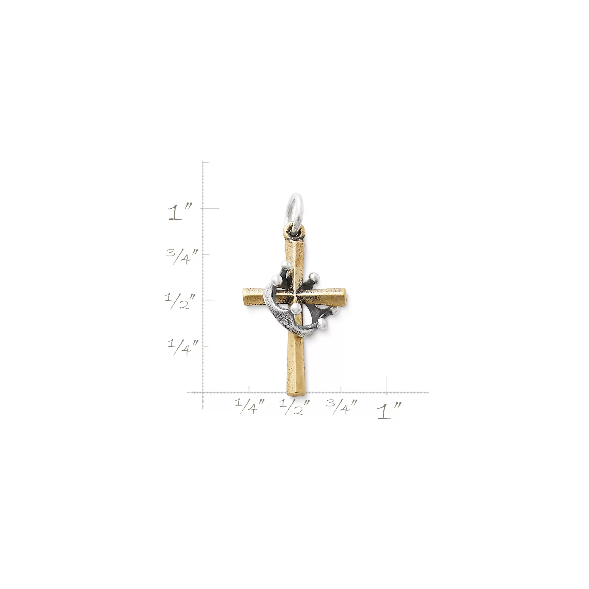 Christ the King Cross Charm - Image 2