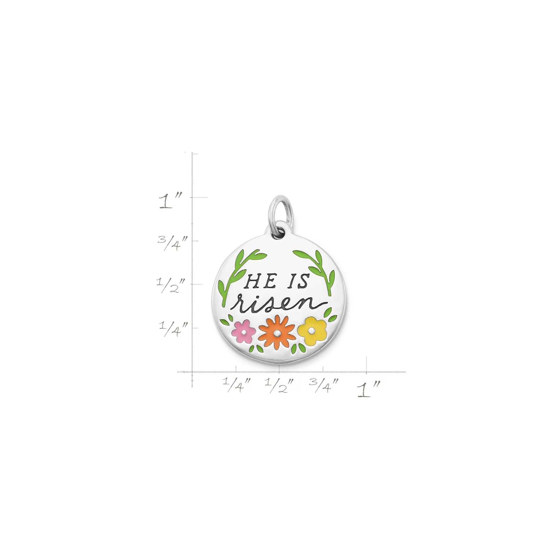 Enamel "He is Risen" Charm - Image 5