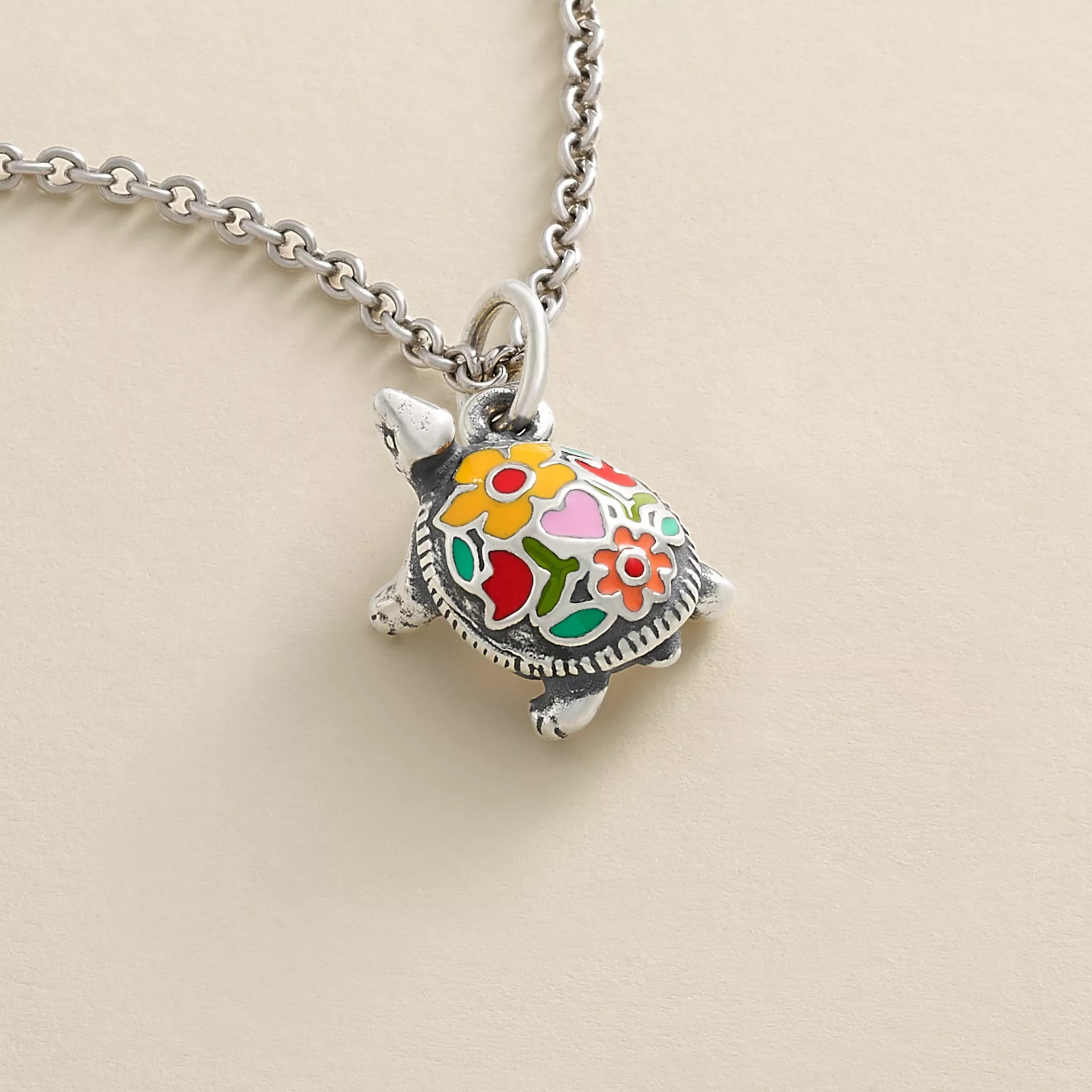 Enamel Festive Turtle Charm - Image 2