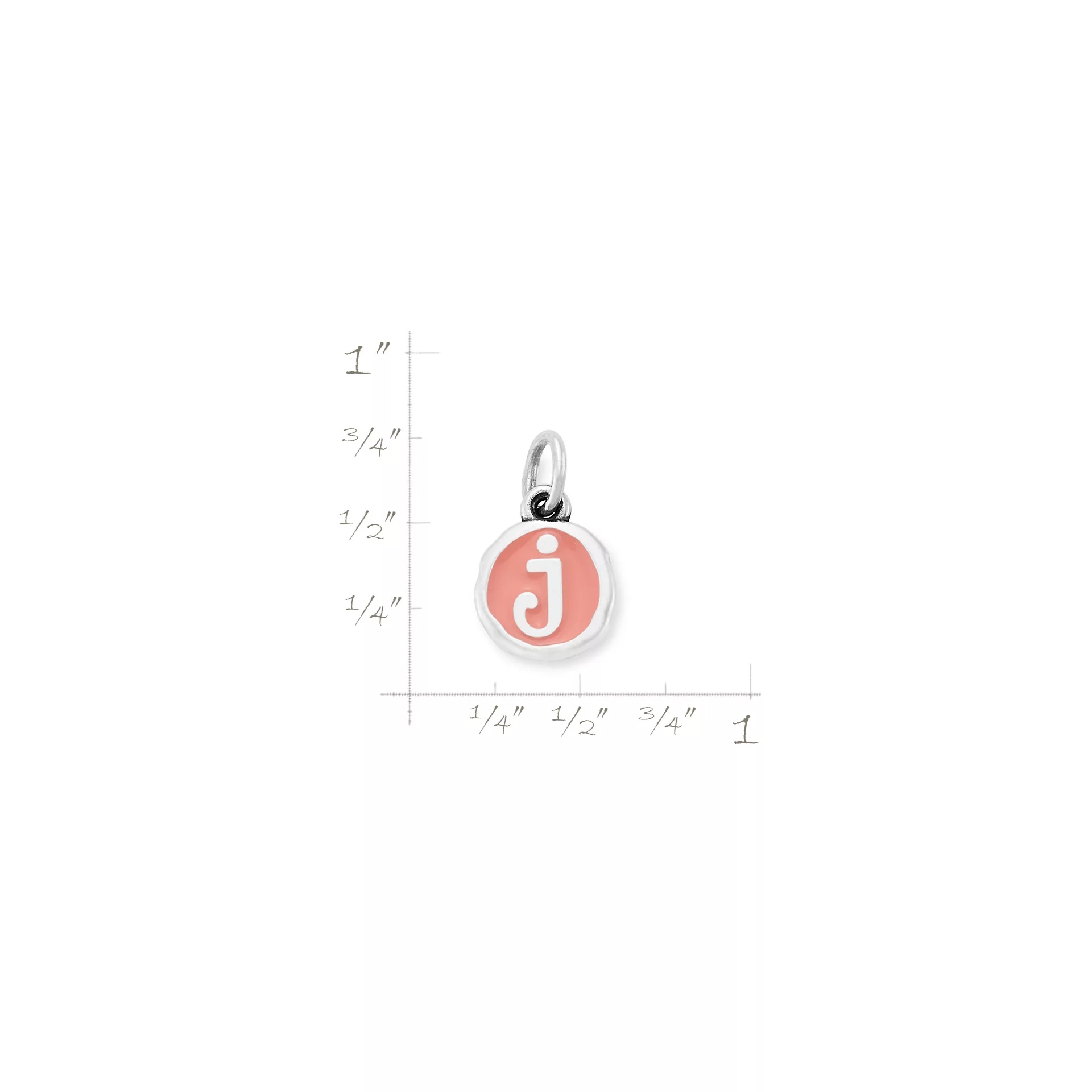 Enamel Initial Disc Charm - Image 4