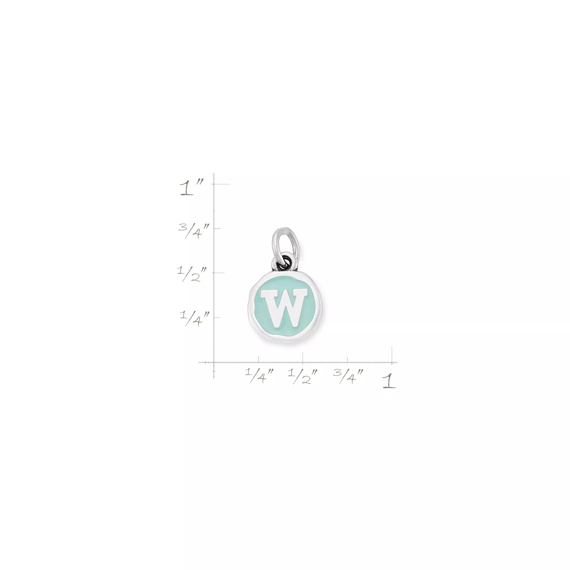 Enamel Initial Disc Charm - Image 4