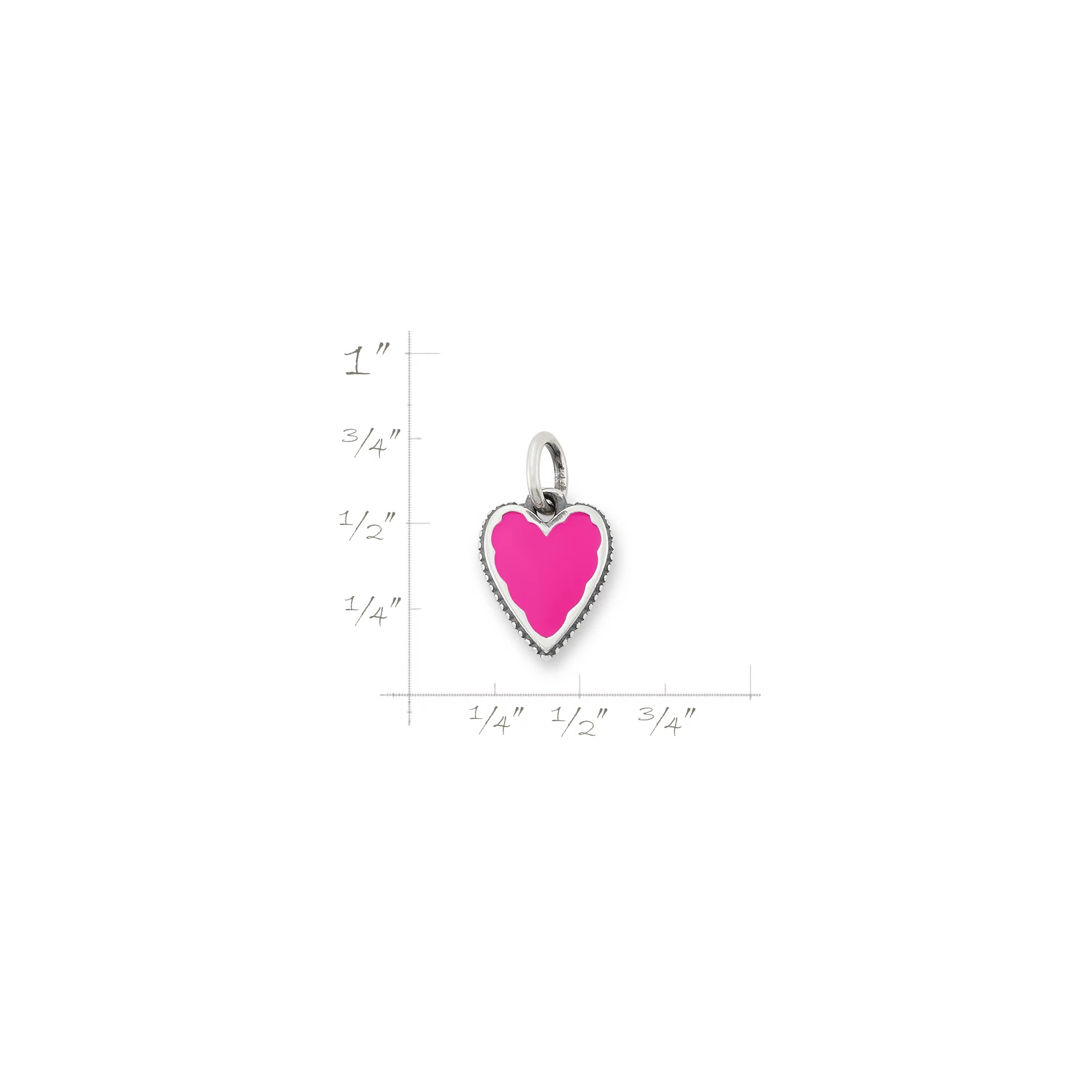 Enamel Heart Charm - Image 5