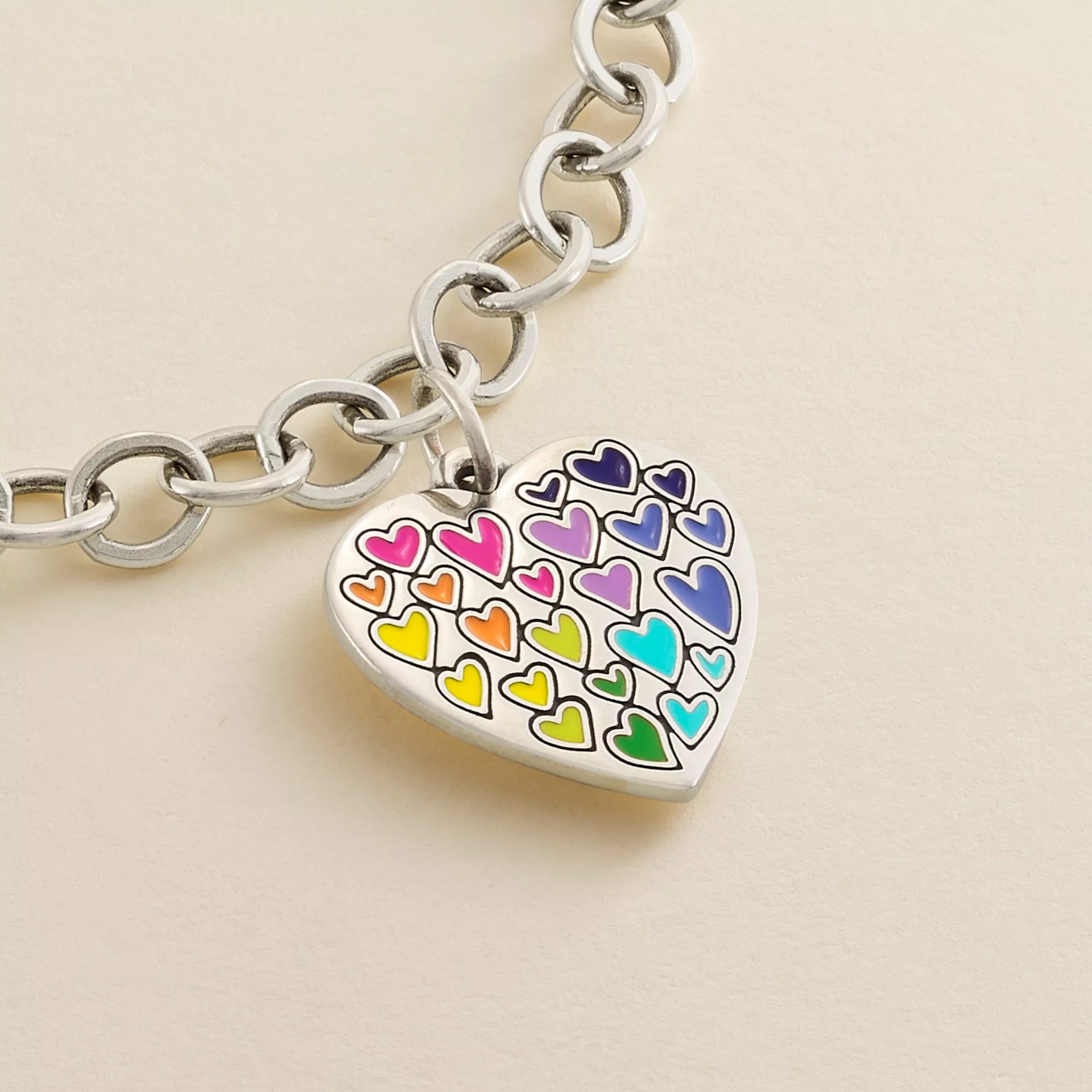 Full of Love Enamel Heart Charm - Image 2