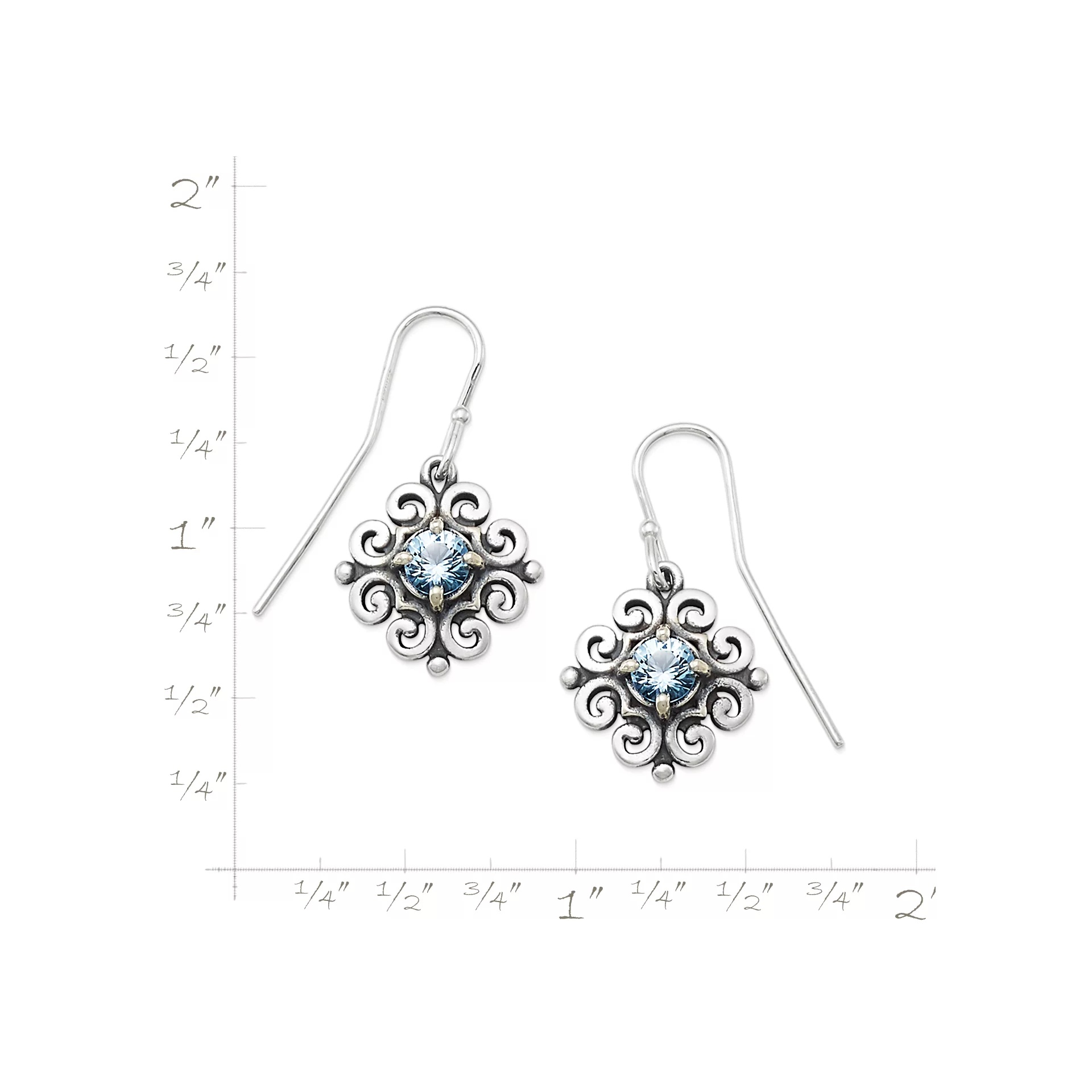 Spanish Lace Birthstone Dangle EarShop All Rings - Image 4