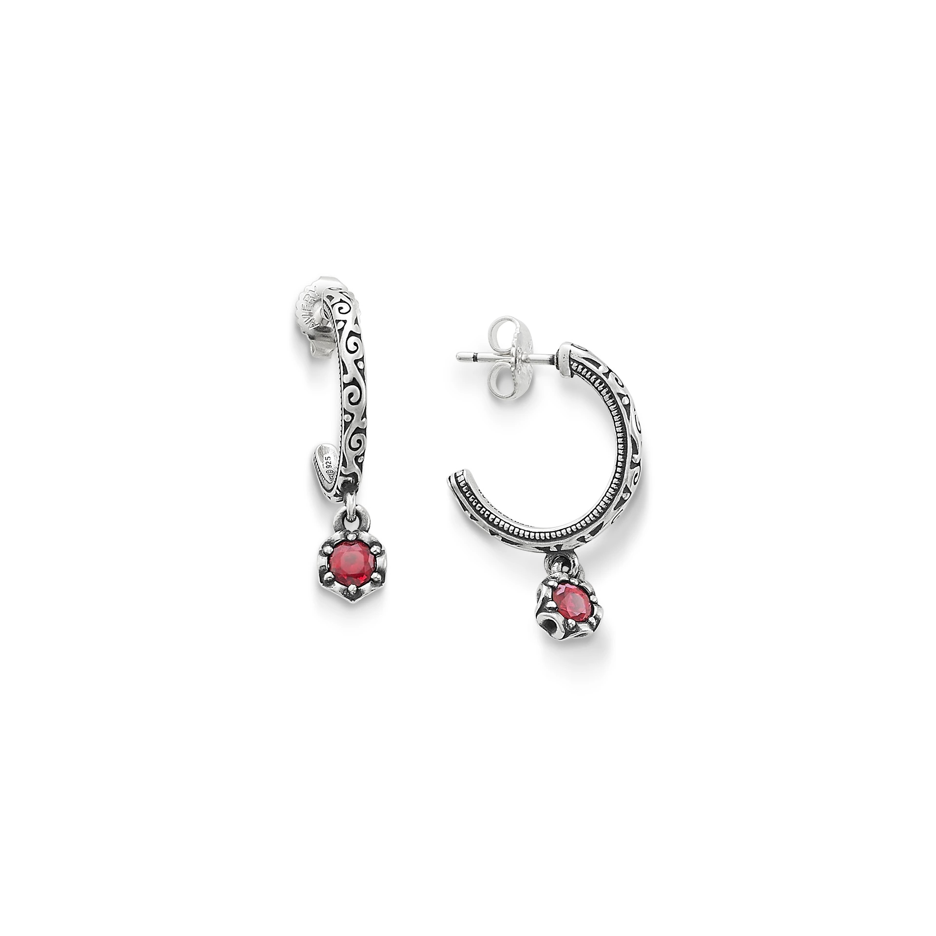 Cherished Birthstone Hoop Dangle EarShop All Rings