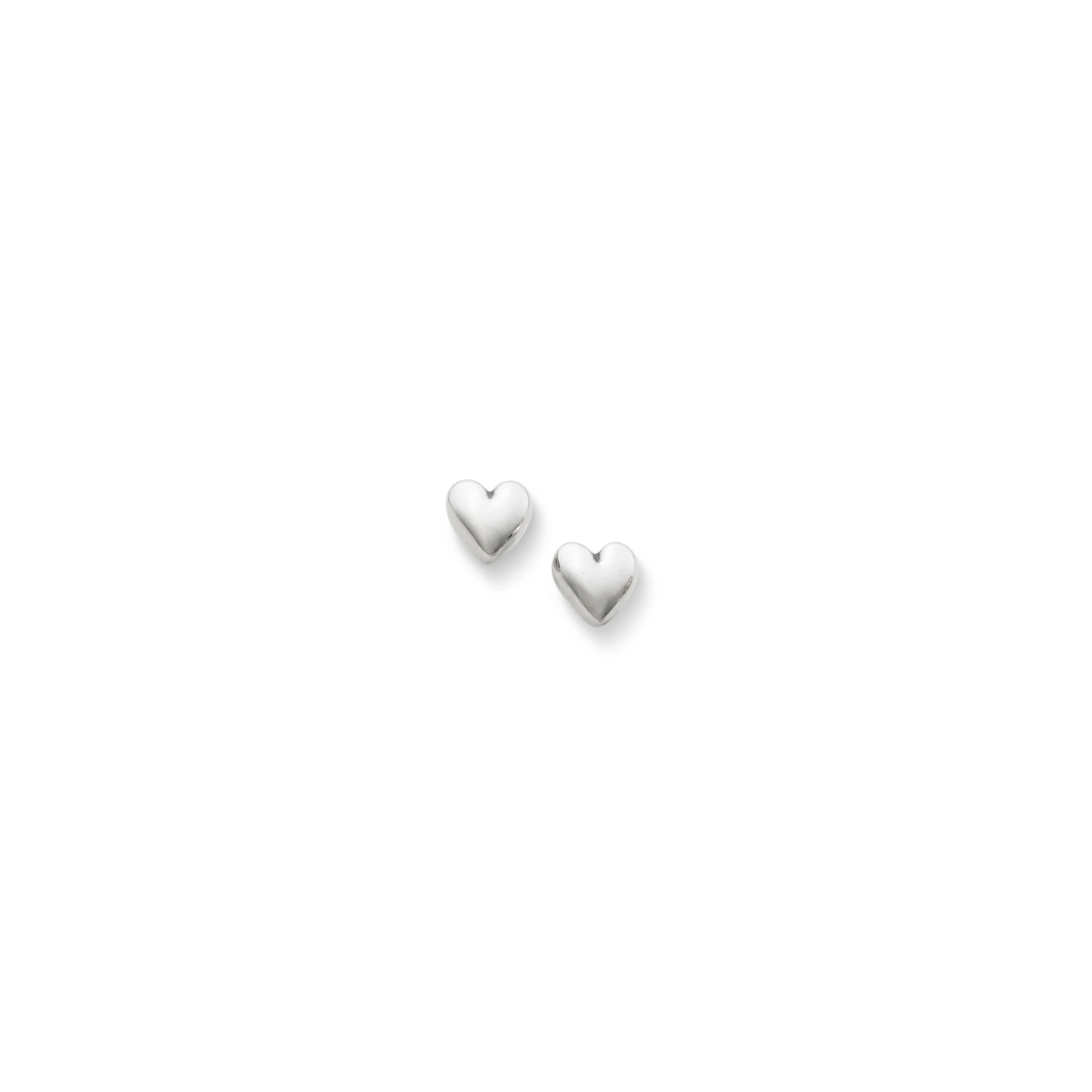 Solid Heart Studs