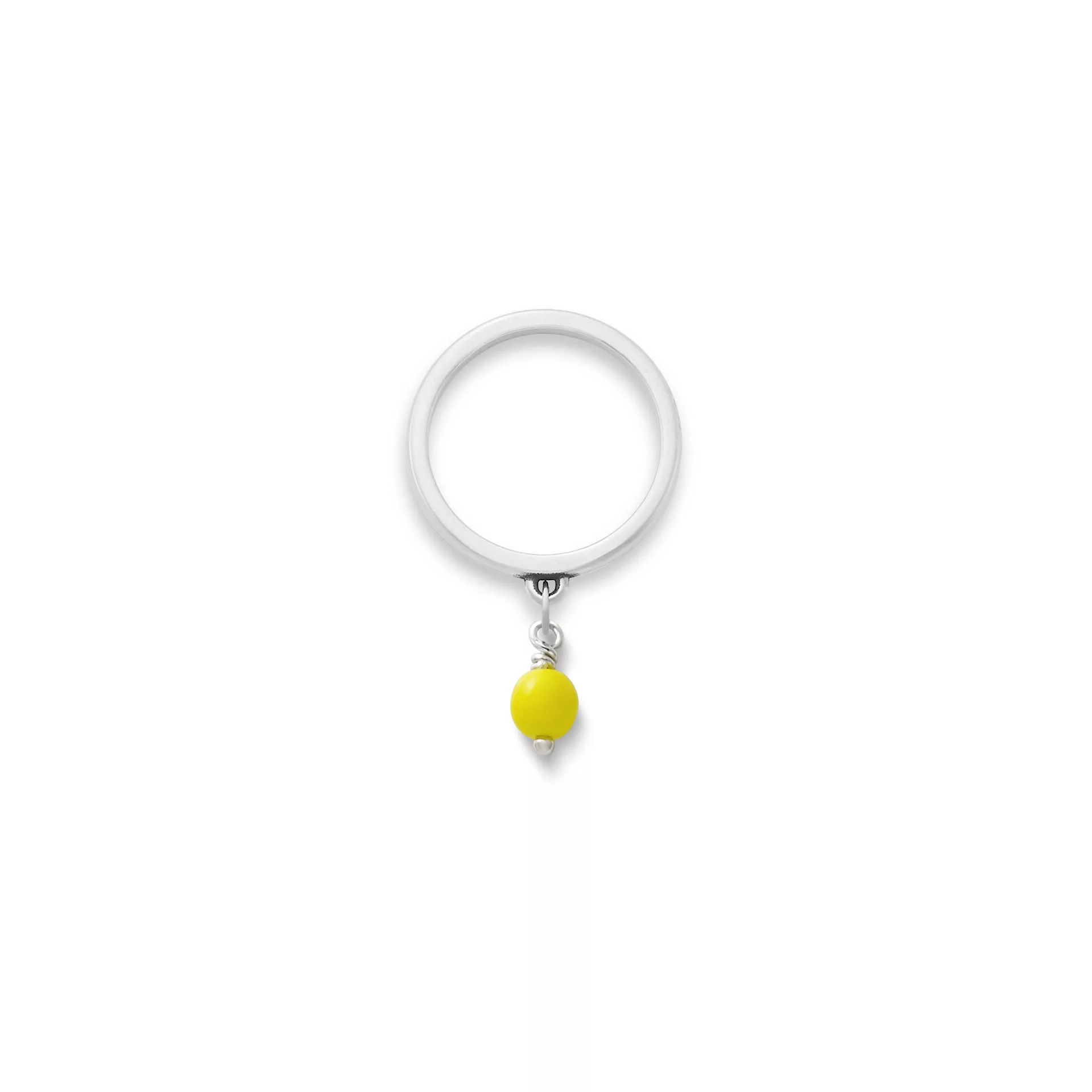 Glass Enhancer Bead Dangle Ring