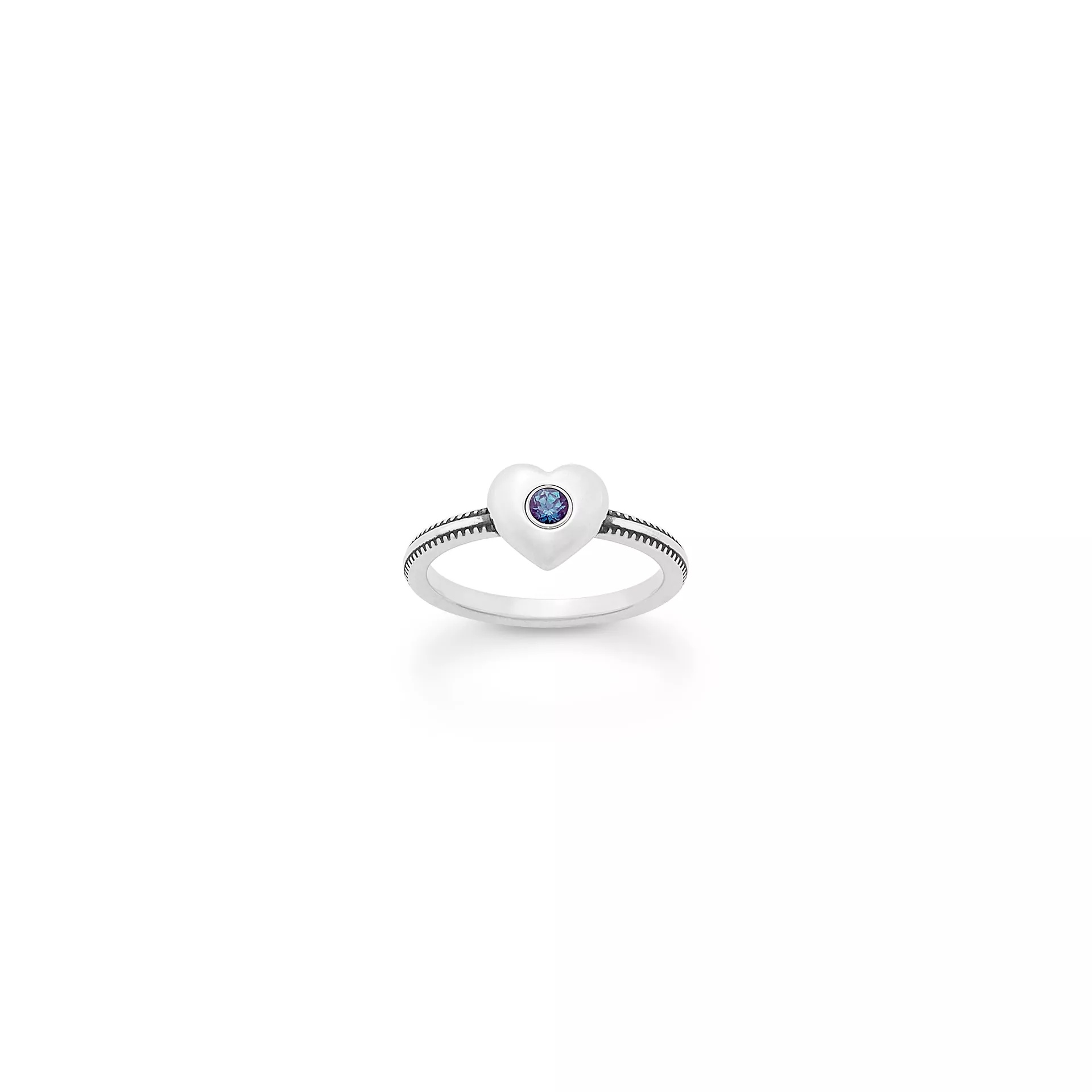 Keepsake Heart Birthstone Ring
